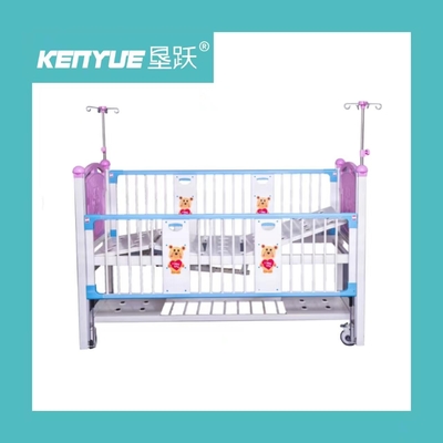 Buy Two Colors Pink And Blue Hospital Baby Crib For Pediatric Medical online manufacture