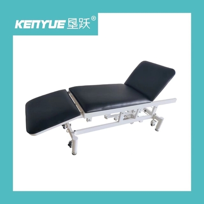 Buy Black PU leather material examination bed is used for hospital medical treatment online manufacture