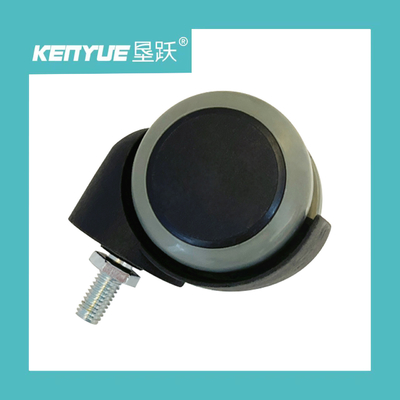 Buy 2 Inch Hospital Casters Black Special Accessories PU Material online manufacture