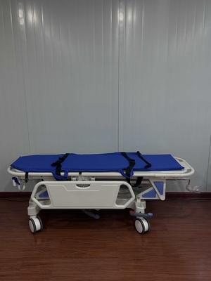 Buy Aluminum Alloy Patient Transfer Stretcher Trolley 1930*640*530 car movement made of steel online manufacture