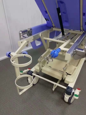 Buy Patient First Aid stretcher trolley for patients infusion stand lifting system aluminum folding stretcher online manufacture