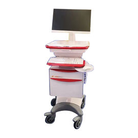 Buy Adjustable Computer Stands Carts ABS Mobile With Working Table Height  890mm-1290mm online manufacture