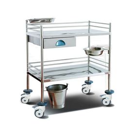 Buy Surgical Instrument Hospital Patient Trolley , Stainless Steel Medical Equipment Trolley online manufacture