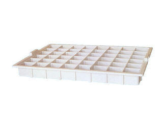 Buy Plastic Hospital Bed Attachments Medicine Tray With 48 Case Box 513*360*50mm online manufacture
