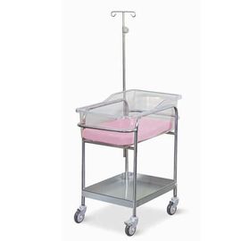 Buy High Strength Hospital Baby Crib  Stainless Steel With Infusion Stand Mattress Hospital Baby Bed online manufacture