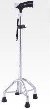 Buy Aluminum Adjustable Walking Sticks Four - Legged Knee Crutch For Elderly 0.6kg online manufacture