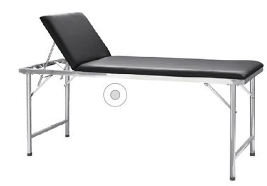 Buy Black Mattress Medical Examination Couch , Hospital Examination Bed Adjustable online manufacture