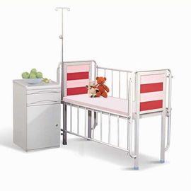 Buy Medical Furniture Hospital Baby Crib Pink Color With One Crank Height Adjustable Hospital Baby Bed online manufacture