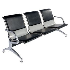 Buy PU Material Black Hospital Waiting Area Chairs Hospital Dedicated online manufacture