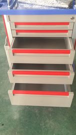 Buy ABS And Stainless Steel Hospital Equipment Mobile Nursing Patient Medical Cart Medical Emergency Trolley Cart online manufacture