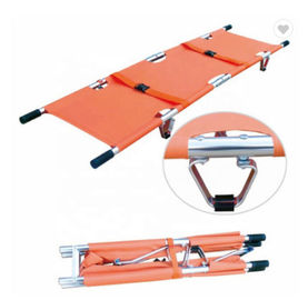 Buy PVC Emergency Stretcher Trolley Popular Scoop Style Collapsible Stretcher Ambulance online manufacture