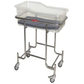 Buy Stroller Stainless Steel Frame Transparent GRP Basin Mobile Baby Bed online manufacture