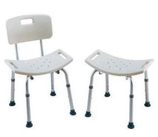 Buy Lightweight Bath Height Adjustable Shower Chair , Padded Seat Shower Bathroom Chair online manufacture