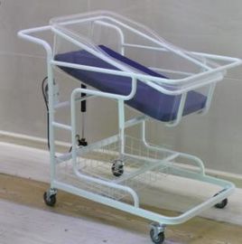 Buy Metal New Born Baby Cart Bed Hospital Crib Commercial Furniture For Clinic online manufacture