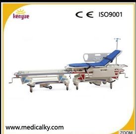 Buy Aluminum Alloy Patient Medical Stretcher Bed Emergency Transfer Stretcher Trolley online manufacture