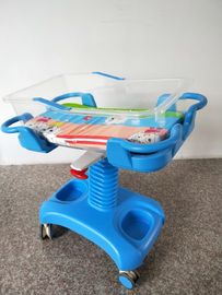 Buy ABS Two Cranks Tilting Adjustable OEM Hospital Baby Crib online manufacture