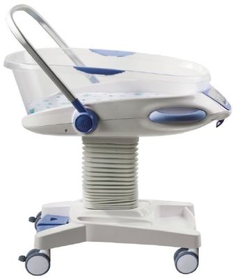 Buy Hospital Child bed baby crib Hydraulic System Control 25kg Load Hospital Baby Trolley White online manufacture