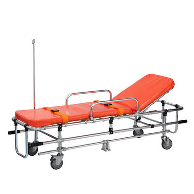 Buy Ambulance 194cm 160Kg Patient Transport Trolley With IV Pole online manufacture