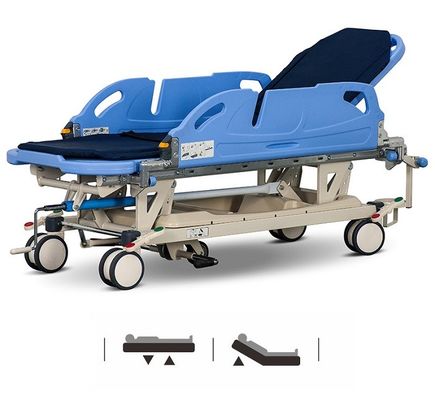 Buy Emergency PatientTransfer CartRotating Side Rails Central Casters 150mm Patient Transfer Stretcher online manufacture