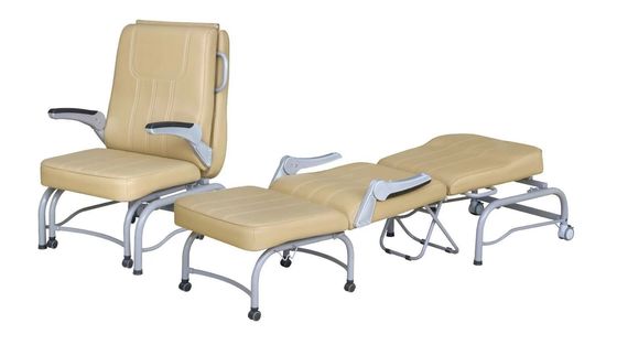 Buy Mobile Folding Convertible Attendant 38Kg 106cm Medical Recliner Chair online manufacture