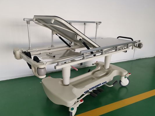 Buy Luxurious Height Adjustable Hydraulic Emergency Stretcher Trolley online manufacture