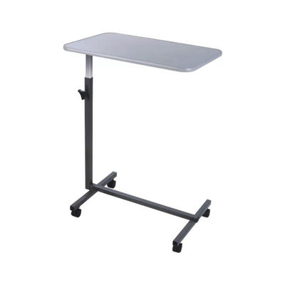 Buy White Patients Hospital Bed Tray Table With Wheels Over Bed Table online manufacture