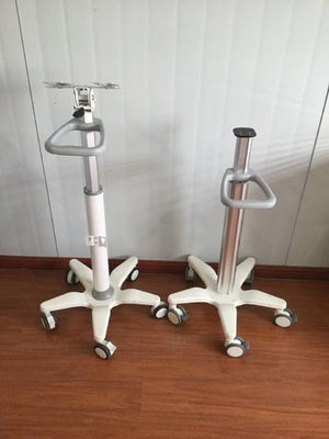 Buy Medical monitor trolley with adjustable height mobile trolley online manufacture