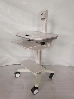 Buy Laboratory Medical Hospital Workstation Mobile Simple Stable computer trolley online manufacture