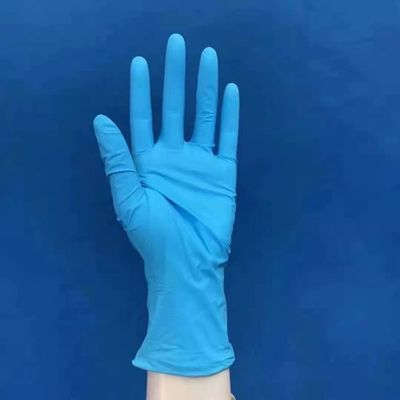 Buy Disposable gloves blue hospital-specific nitrile material three sizes online manufacture
