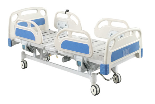 Buy ICU Ward Room Three Function Electric Hospital Beds Blue White online manufacture