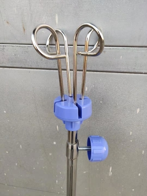 Buy Medical Equipment Adjustable Infusion Stand At Bedside Hospital White online manufacture