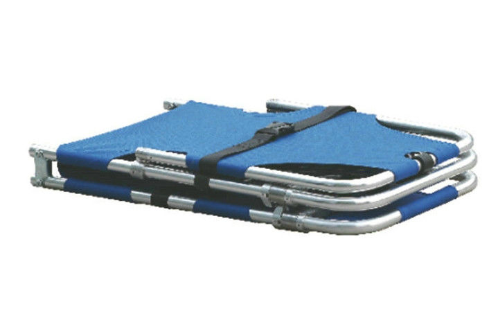 Aluminum Alloy Aesthetic Folding Stretcher For Ambulance , Portable Foldaway Stretcher