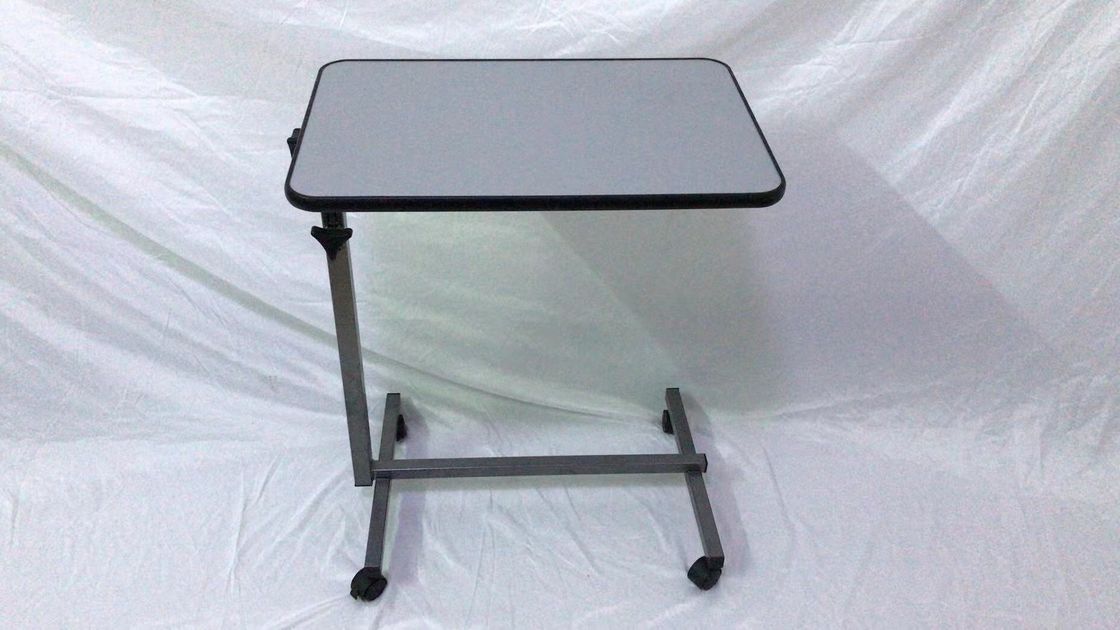 Overbed Patients 700mmx1010mm Hospital Bed Tray Table With Wheels