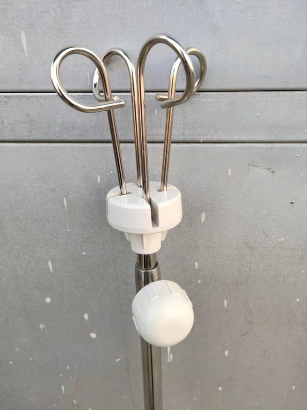 SUS Medical Drip Stand IV Hospital Drip Stand OEM Height Adjustable