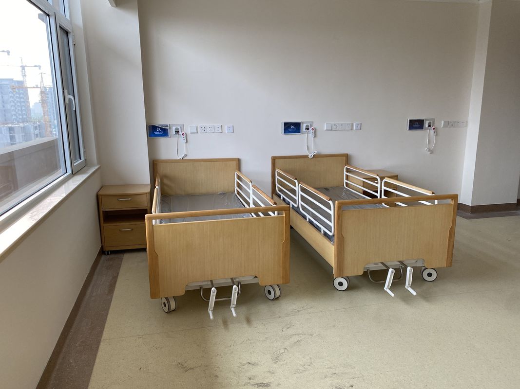 Manual Hospital Bed Household nursing sickbed with two functions Care Home Bed