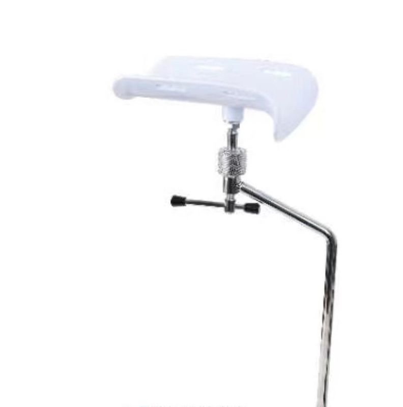 ABS Material Leg Holder White Color For Gynecology Bed Table For Hospitals
