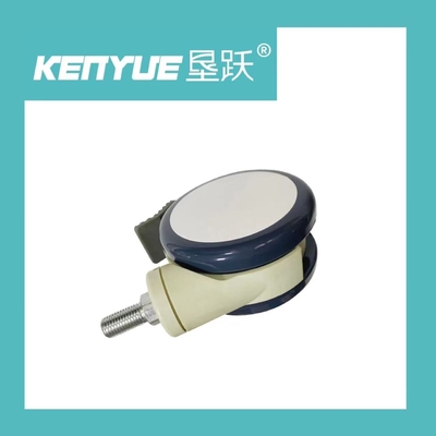 White3 Inch TPR Material Trolley Casters Hospital Medical Use