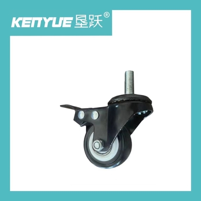 Medical Hospital  2 Inch Casters Black With Brake TPR Special For Hospital Accessories