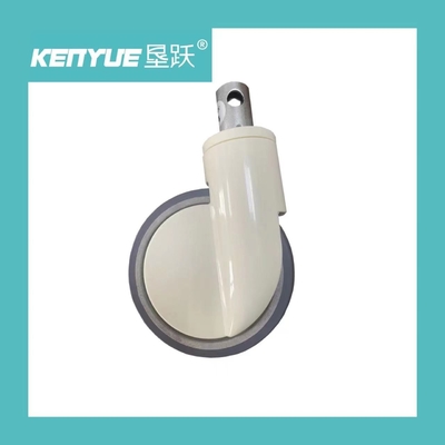 Single Piece 6 Inch Medical Caster For Hospital Bed And Equipment