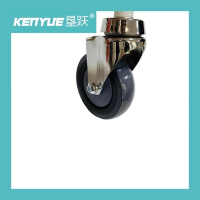 New Installation Method Medical Caster Wheels Without Brake 4 Inch