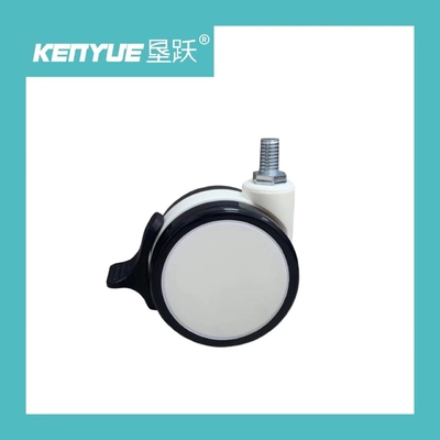3 Inch Black Trolley Casters For Hospital Medical Machine For Hospital
