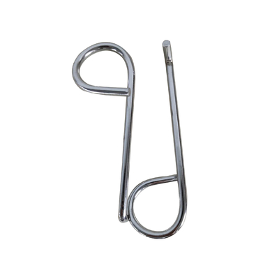 Hospital Infusion Pole Hook Blue And White Metal Plastic Material