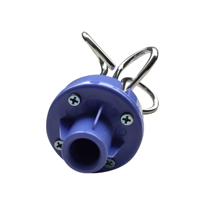 Hospital Infusion Pole Hook Blue And White Metal Plastic Material