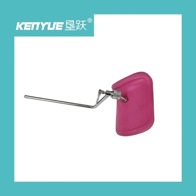 Hospital Maternity Bed Parts Leg Bracket Plating Material Pink