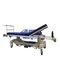 Long Life Hospital Patient Emergency Stretcher Trolley Blue Color