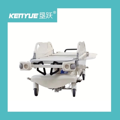 Hospital Medical Emergency Patient Cart With Hydraulic Control Panel
