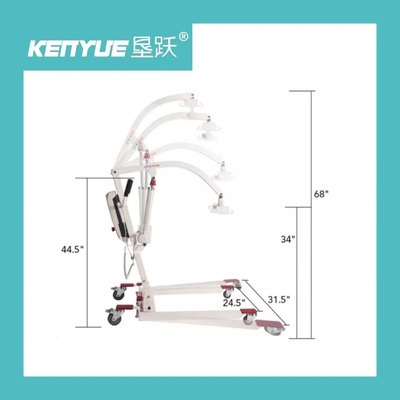 Black Elderly Lift Cart Patient Transfer Is Convenient And Fast