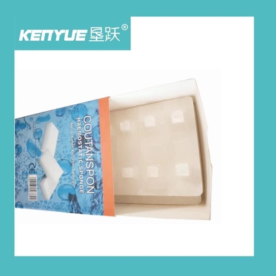 Eco Friendly Hospital Medical Hemostatic Sponge White Customizable