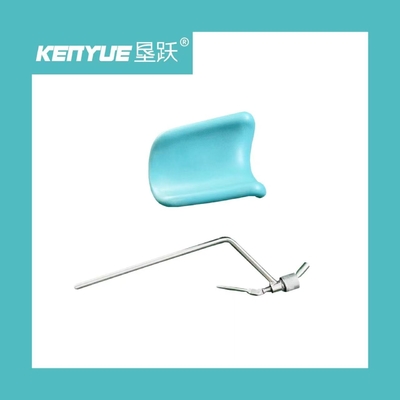 Green Luxury Stainless Steel Leg Rest For Hospital Delivery Bed