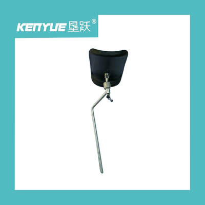Black PU Metal Stainless Steel Obstetric Leg Holder For Hospital Beds